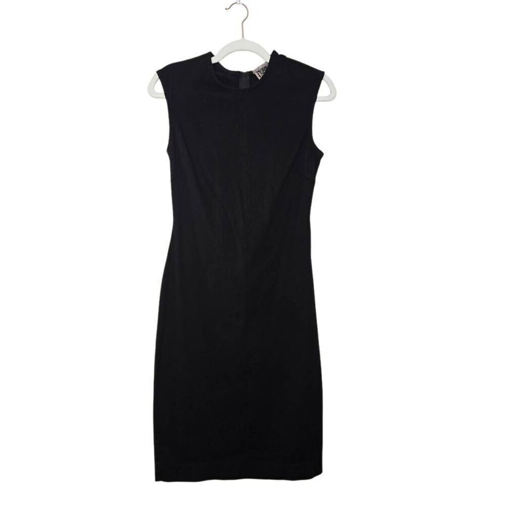 Prairie Underground Black Sleeveless Dress Size XS Minimalist Cotton